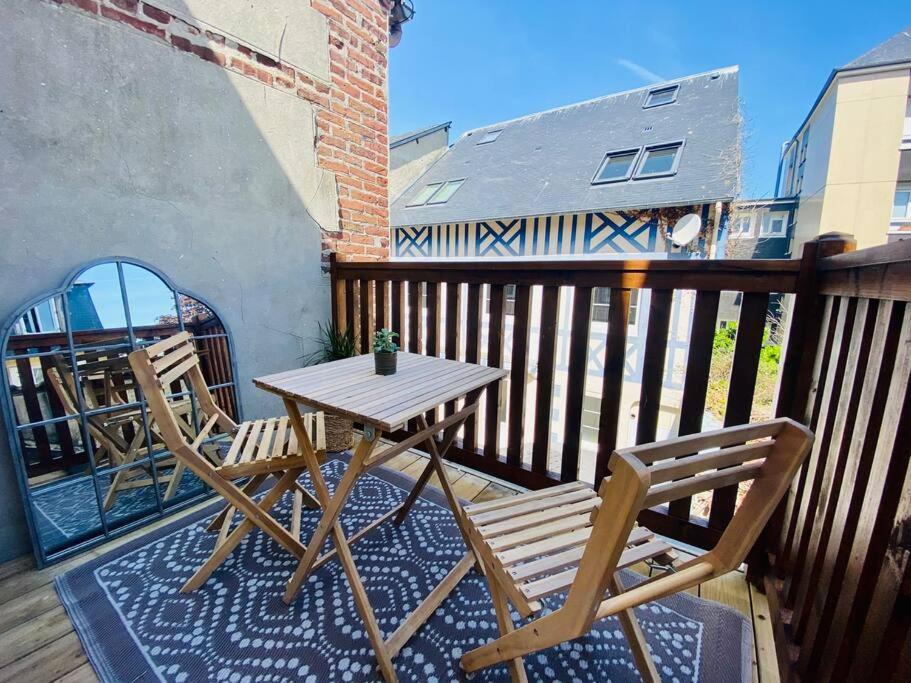 Studio Avec Terrasse A دوفييل المظهر الخارجي الصورة