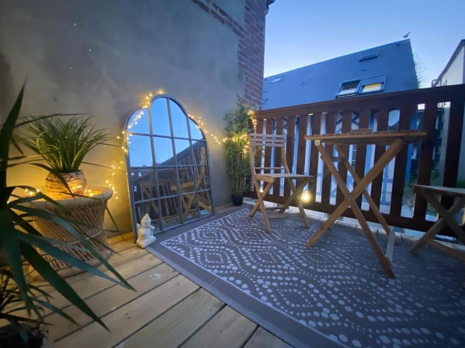 Studio Avec Terrasse A دوفييل المظهر الخارجي الصورة
