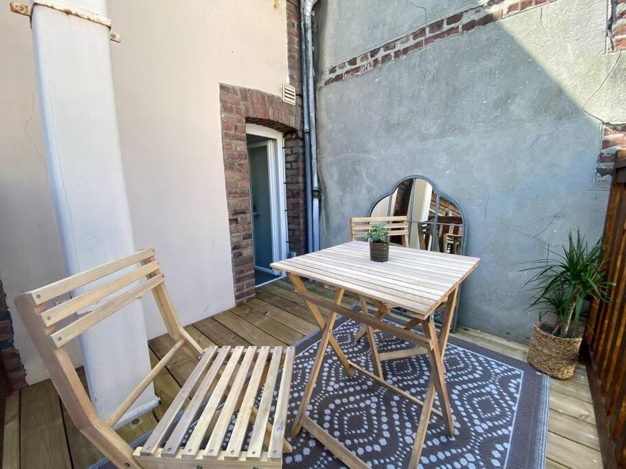 Studio Avec Terrasse A دوفييل المظهر الخارجي الصورة