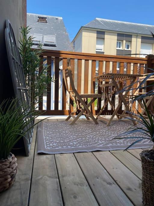Studio Avec Terrasse A دوفييل المظهر الخارجي الصورة
